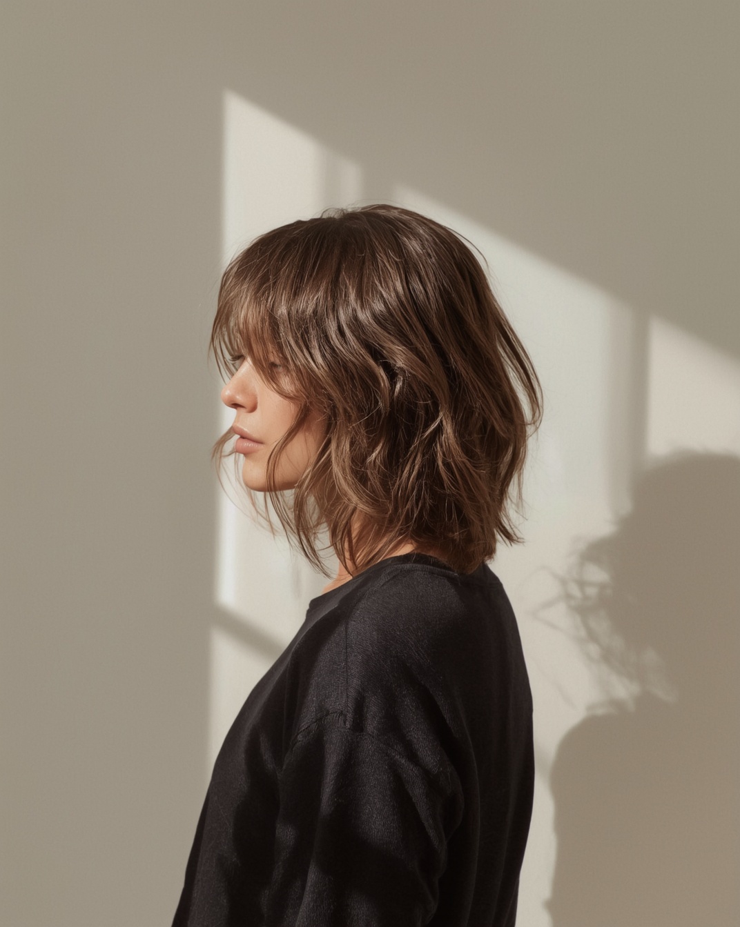 Balayage et brushing réalisés à domicile